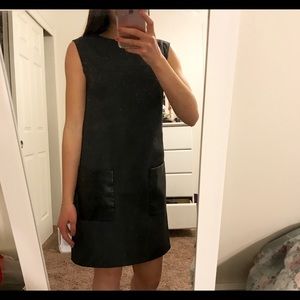 J. Crew Leather Pocket Dress⭐️